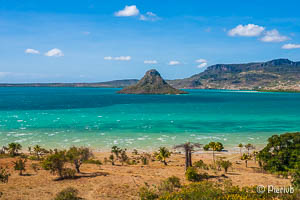 El pan de azúcar Diego Suarez en Madagascar