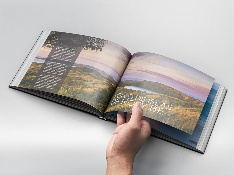 Madagascar el libro de fotografías, libro abierto en Nosy Be