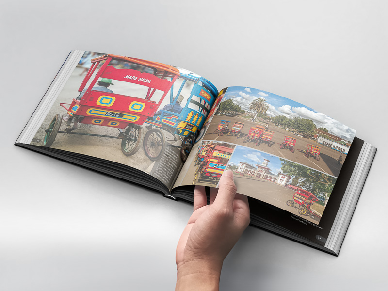 Madagascar el libro de fotografías, libro abierto en Antsirabe