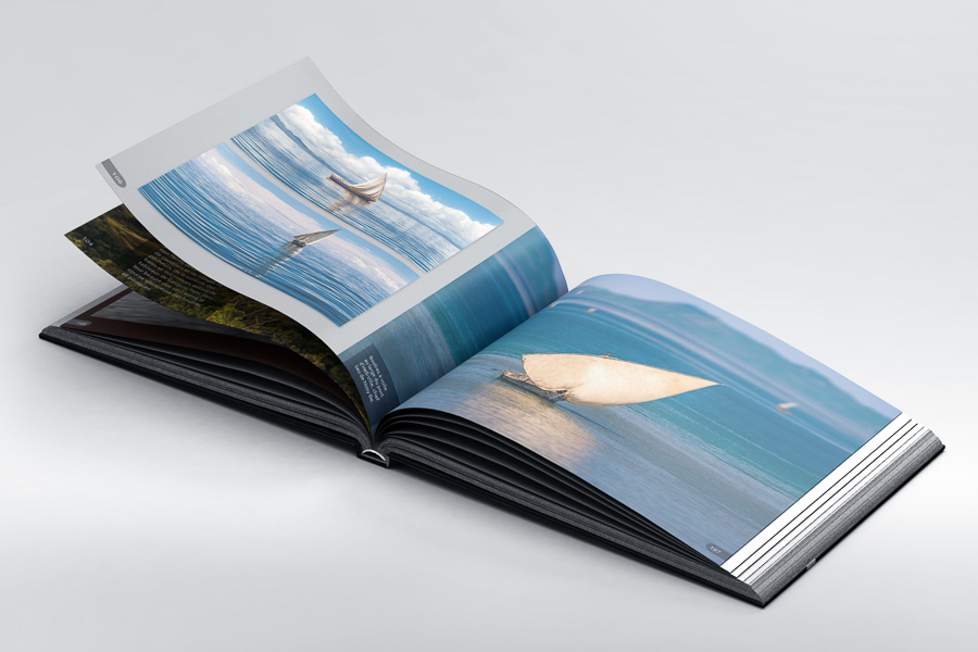 Madagascar el libro de fotografías, libro abierto en barcos